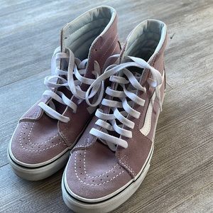 Violet VANS High tops 6.5 Womens